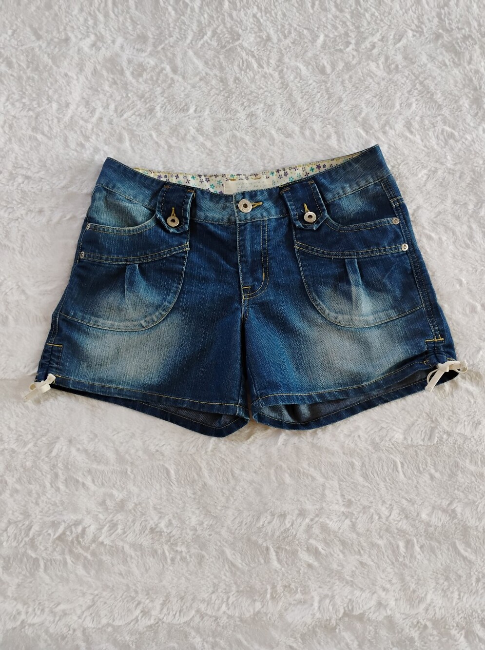 Maurices Y2K Side Tie Shorts